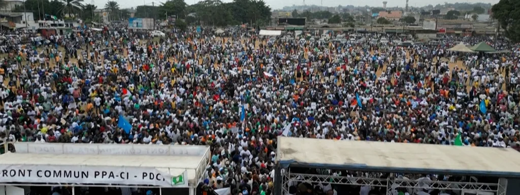 Featured image for: Protests erupt in Yamoussoukro, Ivory Coast against President Ouattara Protests erupt in Yamoussoukro, Ivory Coast against President Ouattara