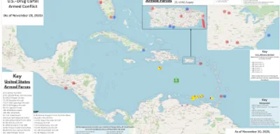 14 U.S. Navy ships operating in SOUTHCOM area of responsibility