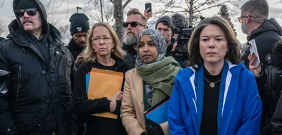 Ilhan Omar denied access to ICE processing center at Whipple Building
