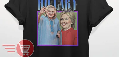 Hillary Clinton sells T-shirts and scrunchies to raise funds