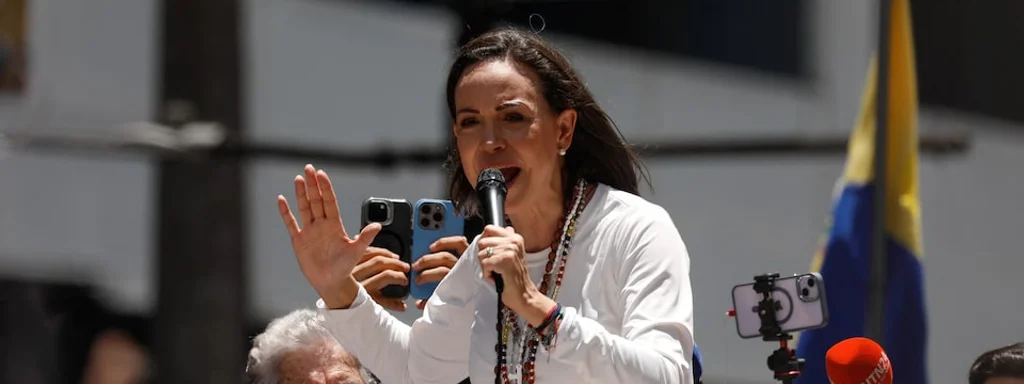 María Corina Machado calls for US military action to remove Maduro