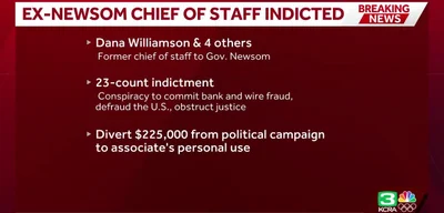 Former Gavin Newsom Chief of Staff Dana Williamson arrested for fraud