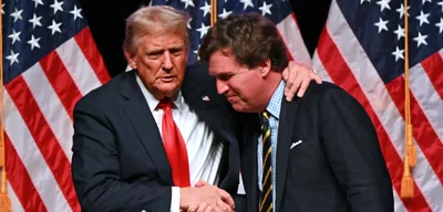 Trump says Tucker Carlson can interview anyone, including Nick Fuentes