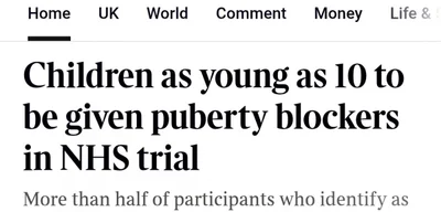 Hundreds of children to receive puberty blockers in NHS-approved experiment