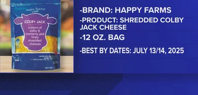 Over one million bags of cheese recalled at Walmart, Target, and Aldi