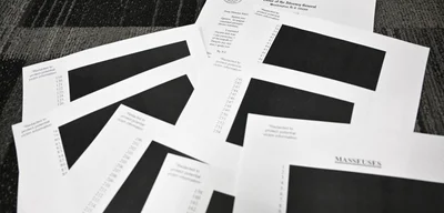 Department of Justice redacts names in Epstein files for security