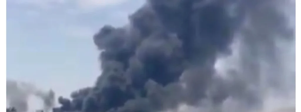 Breaking: Fire Erupts at Waste Processing Plant Near Tabriz Airport