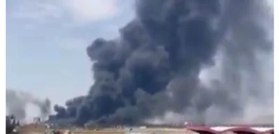 Breaking: Fire Erupts at Waste Processing Plant Near Tabriz Airport