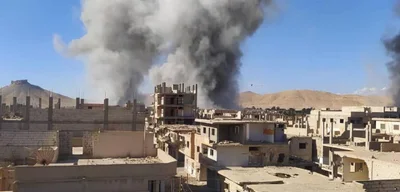 Israeli Airstrikes Target Palmyra in Central Syria Today
