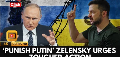 Zelensky urges international community to act against Putin's war