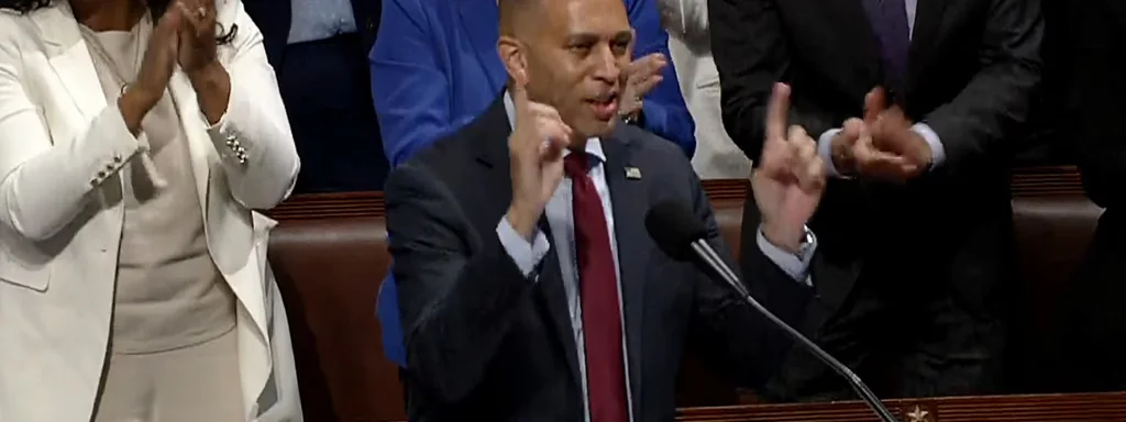 Hakeem Jeffries Stuns Congress with 8 Hours of Truth-Telling as GOP Pushes $1 Trillion Cuts to Social Safety Nets