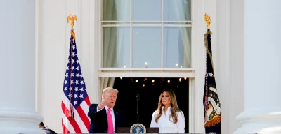 Melania Trump Celebrates Independence Day While Her Husband Slashes $1 Trillion from Medicaid