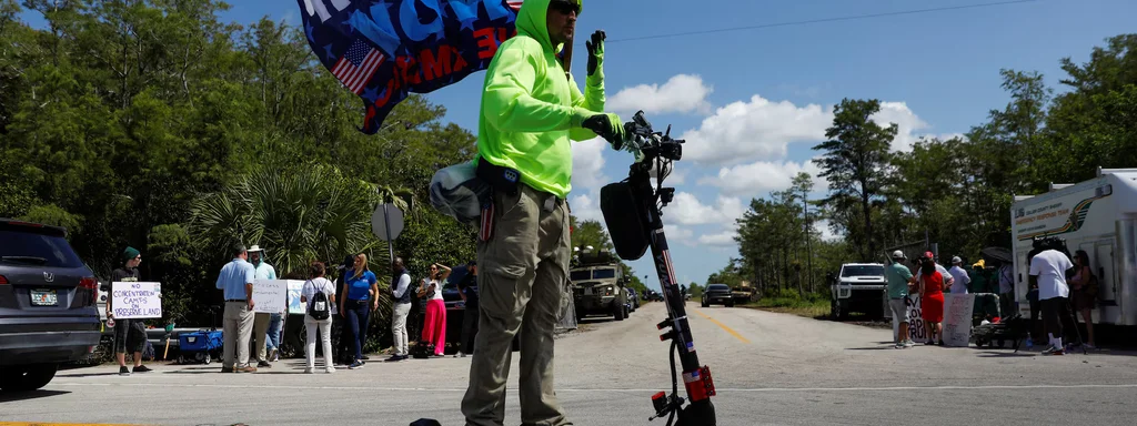 Trump Opens Concentration Camp in Everglades as Mass Deportations Surge by 142,580