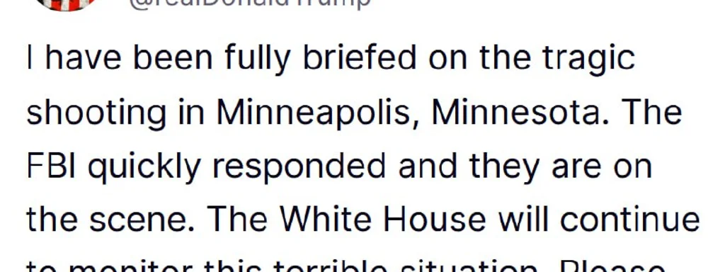 Trump Prays for Victims of Minneapolis Catholic School Shooting