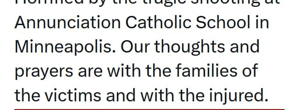 Israel Stands in Solidarity with U.S. After Catholic School Shooting