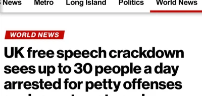 UK Arrests Surge: 30 Daily for Social Media Posts in 2025