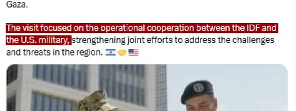 Featured image for: U.S. Central Command Chief Visits Israel to Enhance Military Ties U.S. Central Command Chief Visits Israel to Enhance Military Ties