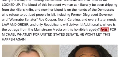 Trump Calls for Votes After Iryna Zarutska's Violent Attack