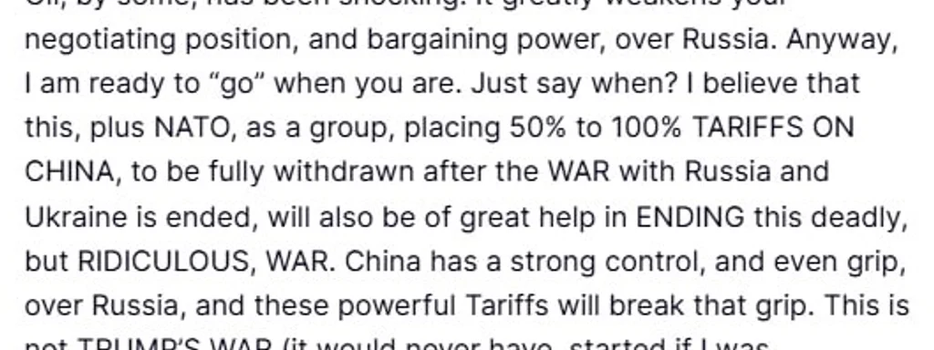 Featured image for: Trump Proposes Major Tariffs on China; Sanctions Ready for Russia Trump Proposes Major Tariffs on China; Sanctions Ready for Russia