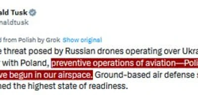 Poland Launches Preventative Air Operations Amid Russian Drone Threat