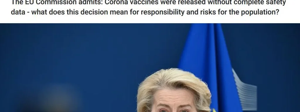 Featured image for: EU Commission admits COVID mRNA injections released without complete safety data EU Commission admits COVID mRNA injections released without complete safety data
