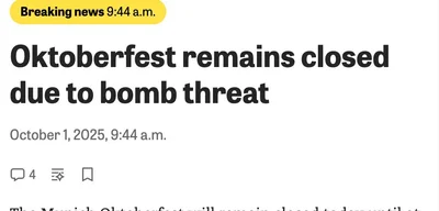 Oktoberfest in Munich closed due to verified bomb threat