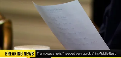 Rubio hands letter to Trump on Gaza-Israel deal during presser