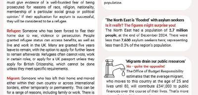 UK Police and Crime Commissioners launch 'Migrant Myth Busters' leaflet