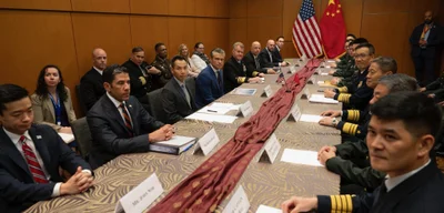 Hegseth meets with China's Minister of National Defense Admiral Dong Juna