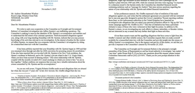 Andrew Mountbatten Windsor ordered to testify before Congress over Epstein links