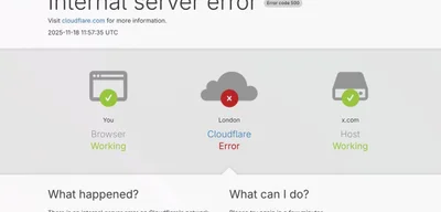 Online services, including X, disrupted by Cloudflare network issue