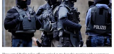 Armed German police raid satirist C. J. Hopkins' apartment in Berlin