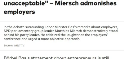 SPD leader calls it 'completely unacceptable' to laugh at ministers