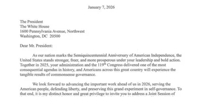 Trump to deliver State of the Union on February 24, 2026