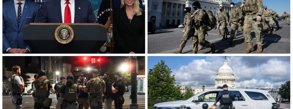 Trump Deploys 800 National Guard Troops, Federalizes D.C. Police Amid Rising Tensions