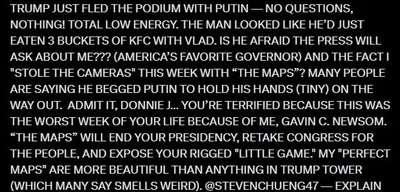 Newsom Mocks Trump's Summit with Putin, Claims 'Worst Week of Your Life'