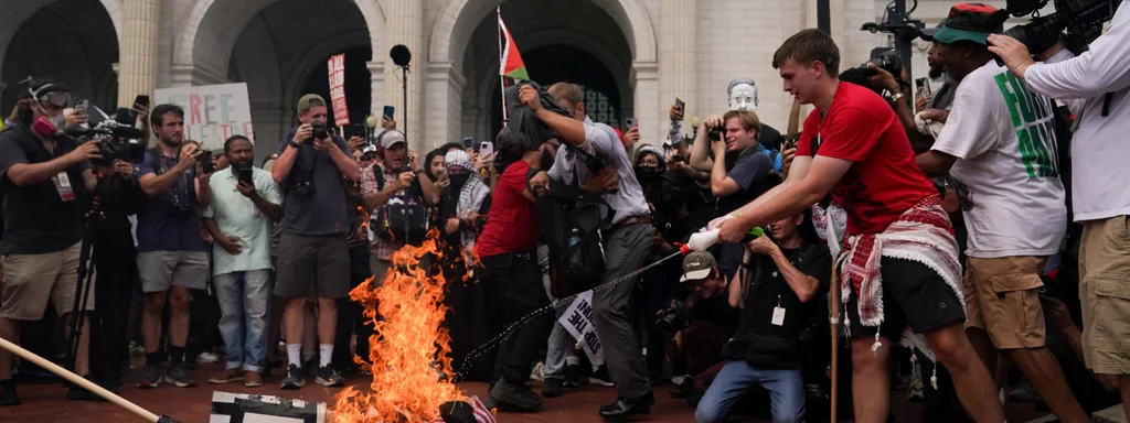 Trump Reveals New Order to Target Offenders Burning American Flag