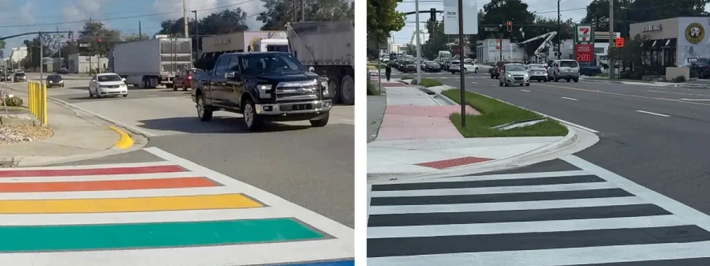 Orlando's LGBT Crosswalk Repainted: Mayor Calls It a 'Cruel Act'
