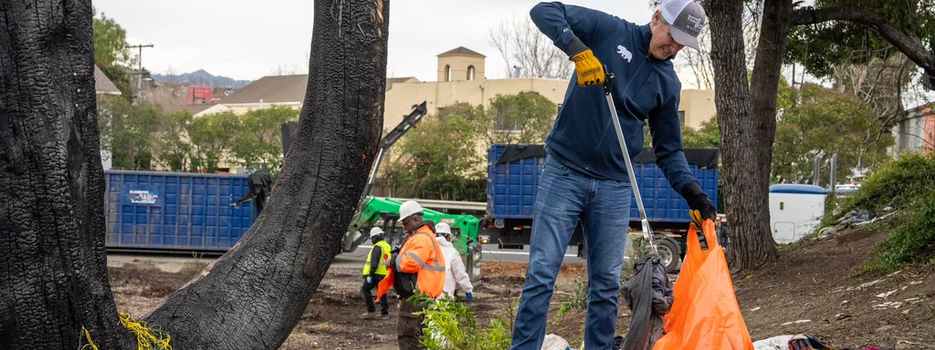 California Launches Task Force to Tackle Homeless Encampments Statewide