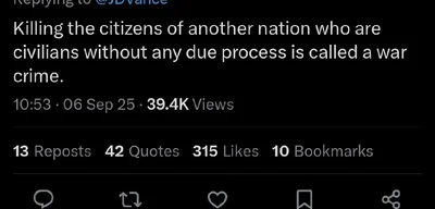 JD Vance Defends Military Action Against Alleged Drug Smugglers