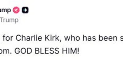 Trump Calls for Prayers After Charlie Kirk's Shooting Incident