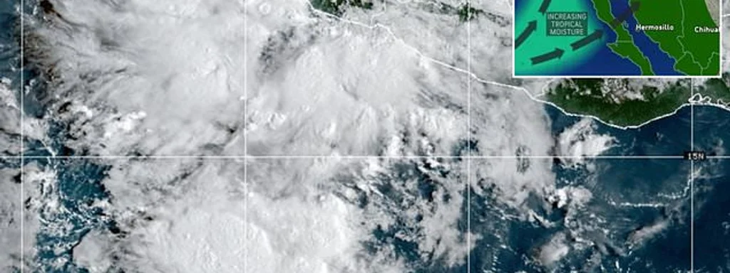 Featured image for: Tropical Storm 'Mario' Threatens West Coast with Flood Risks Ahead Tropical Storm 'Mario' Threatens West Coast with Flood Risks Ahead