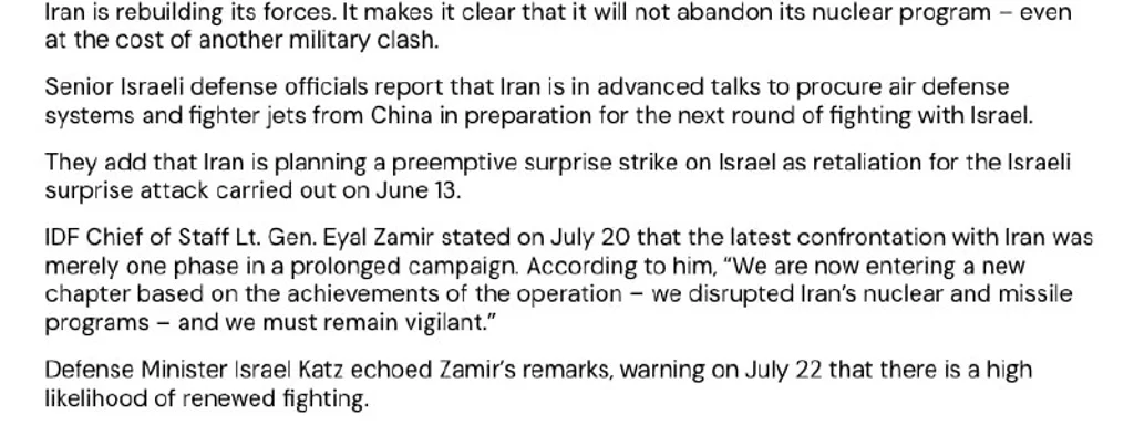 Iran Nears Deal for Chinese Air Defenses, Plans Surprise Attack on Israel