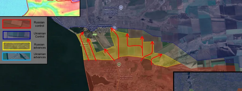 Russian Forces Capture Plavni, Threatening Supply Lines as They Advance Toward Zaporozhzhia