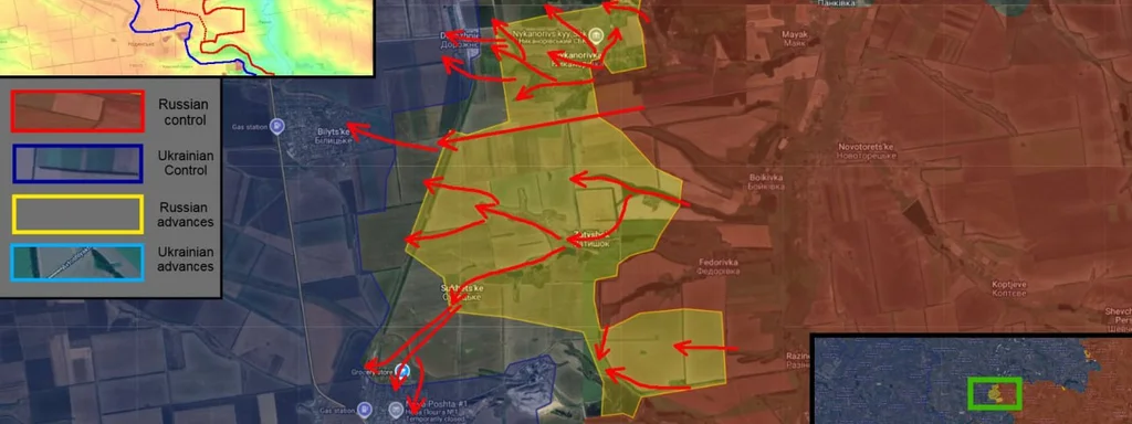 Russian Forces Capture Key Hamlets, Threatening Ukrainian Troops' Supply Lines