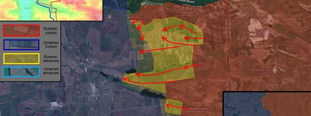 Russian Forces Advance to Within 600 Meters of Seversk, Breaking Long-Standing Stalemate