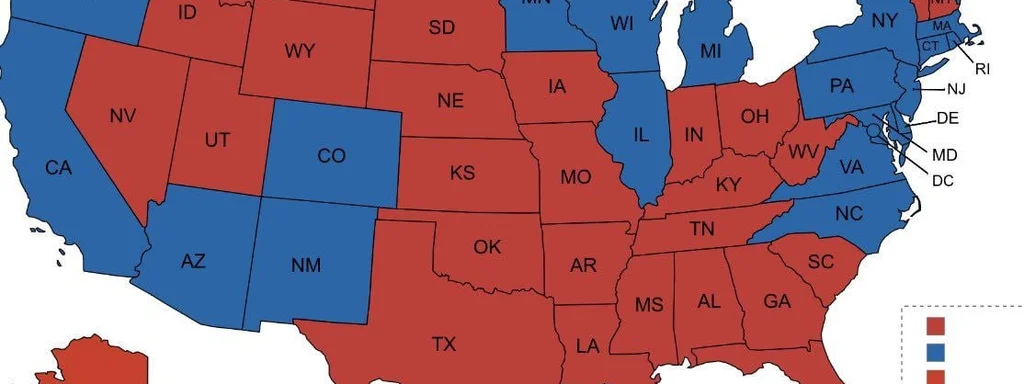 2028 Governors' Map Forecasts Unprecedented Political Polarization Across U.S.