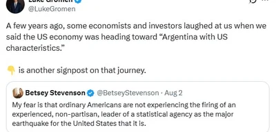 Economists Warn US Economy Could Resemble Argentina’s Crisis Amid Rising Debt