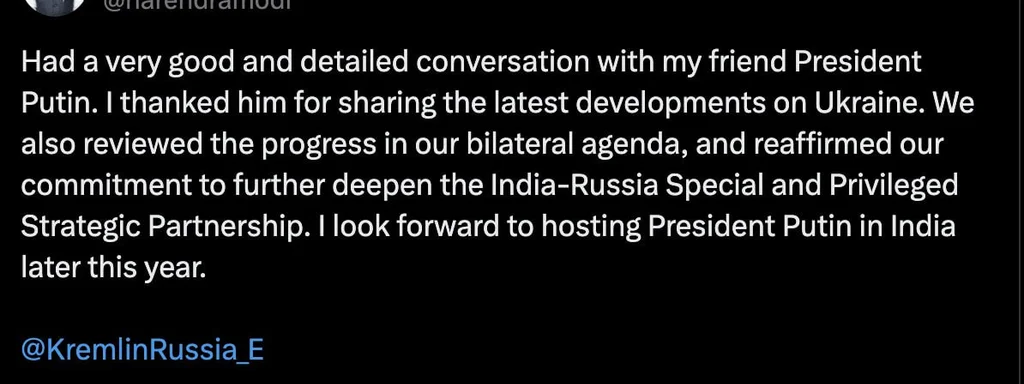 Modi Hosts Putin Amid U.S. Tariff Spike, Strengthens Ties Over Russian Oil