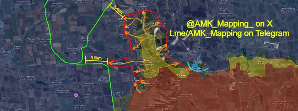 Russian Forces Capture Key Villages Near Dobropillya, Threatening Strategic Highway